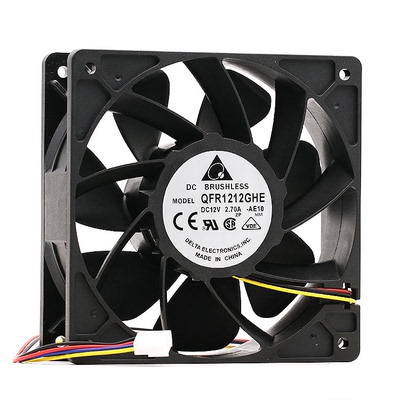 全新台达 QFR1212GHE 12V 2.7A 12038 S7 S9 前后通用散热风扇