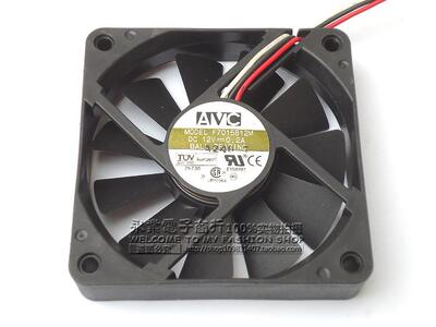 AVC 7015 F7015B12M 12V 0.2A 7CM CPU静音机箱散热风扇