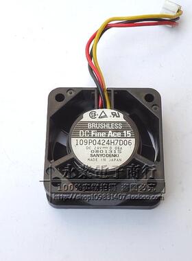 三洋 109P0424H7D06 4015 24V 0.08A 4cm 数控机床检测变频器风扇