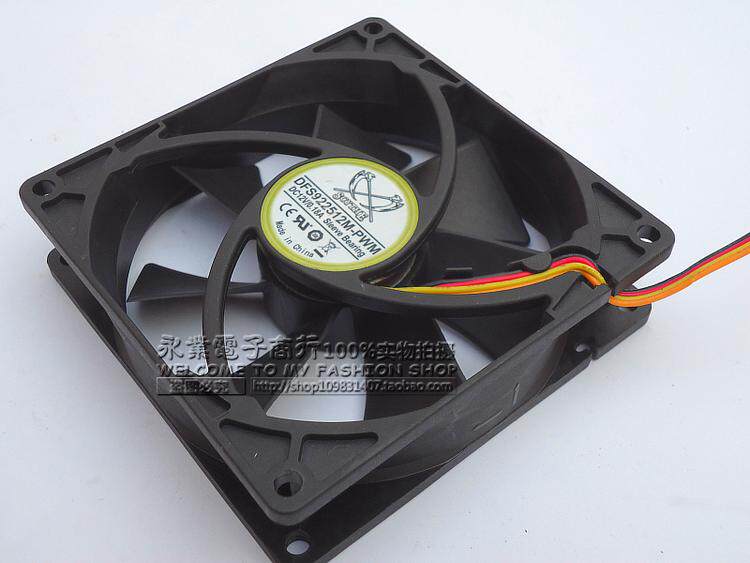 原装镰刀 DFS922512M-PWM 9025 12V 0.18A 4线温控