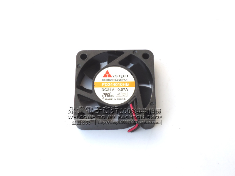元山Y.STECH 4010 24V 0.07A 双滚珠 变频器散热风扇 FD244010HB