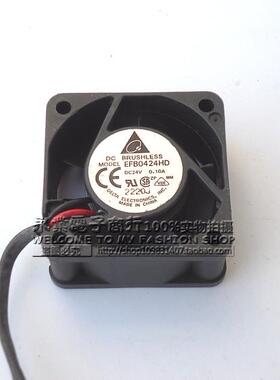 原装正品 Delta EFB0424HD 4020 DC24V 0.1A 4cm 工控机散热风扇
