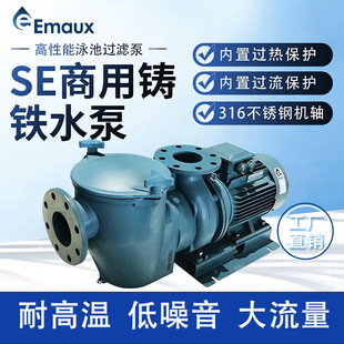 SE系商业泵EMAUX意万仕商用铸铁水泵大型泳池专用大功率水泵设备