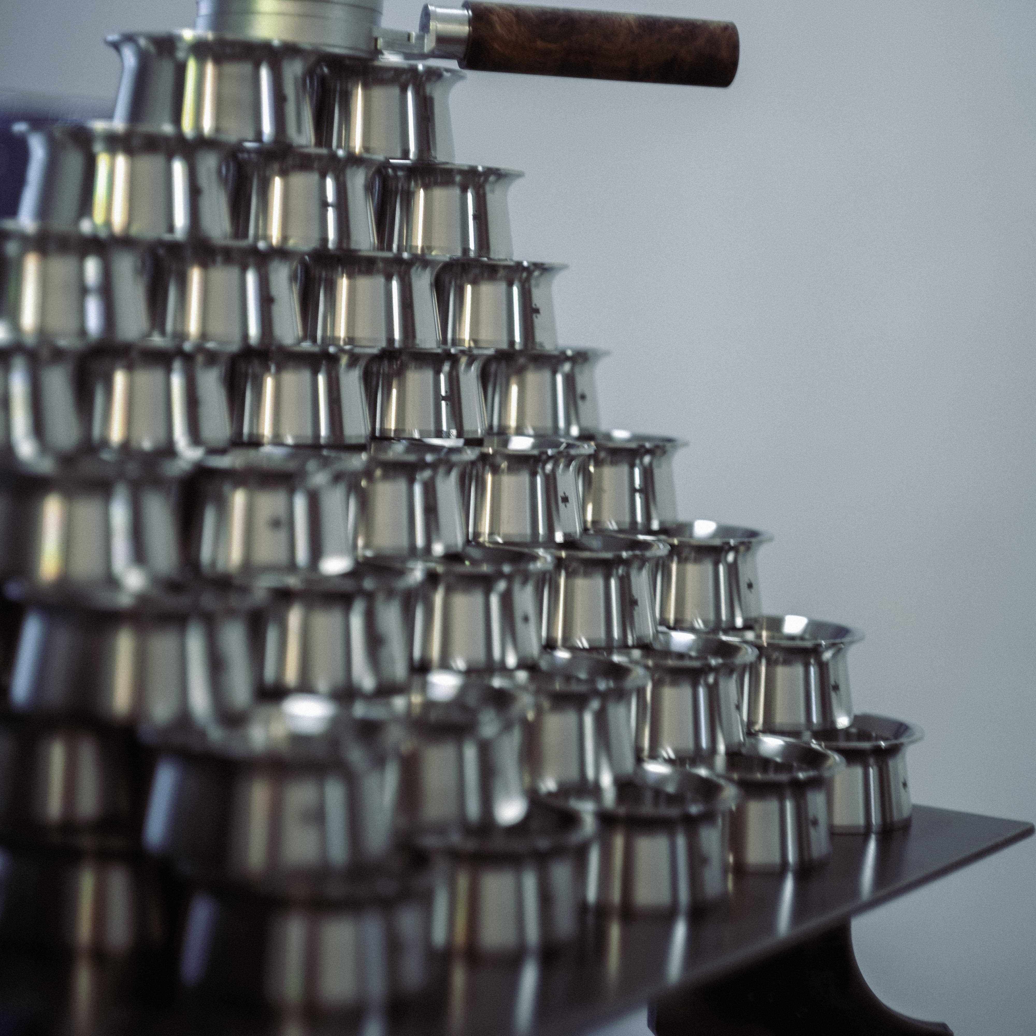 STB×Espresso丨原创设计58mm磁力接粉环丨304不锈钢磁力布粉环