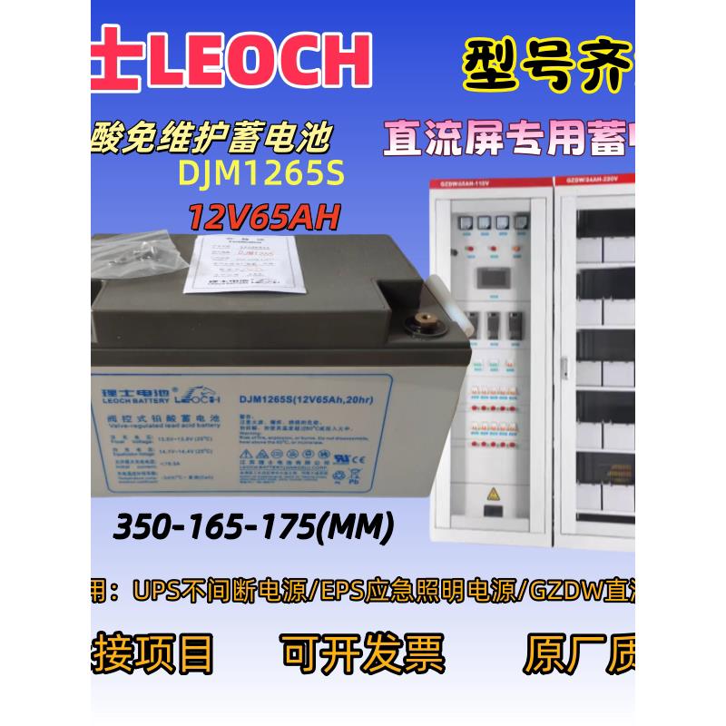 理士蓄电池12V65AH直流屏DJM12100/40S/38/200电梯DJW12-7/9/5AH