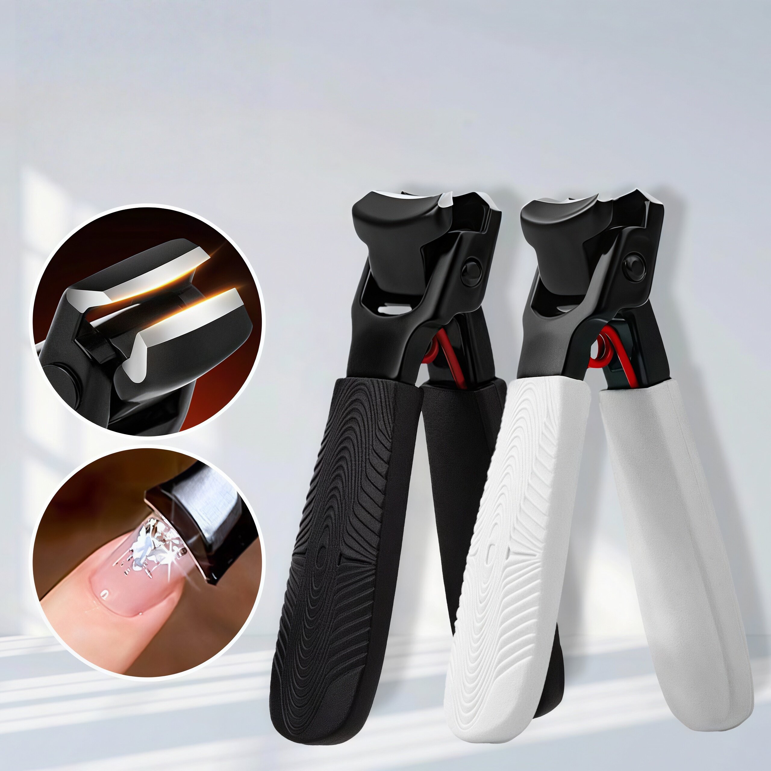 美甲指甲剪大开口硬厚甲小手柄指甲钳防飞溅美甲店专用指甲刀工具