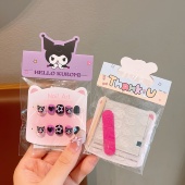 儿童紫色穿戴甲短款 指甲贴片10岁2026新年款 6岁女童小学生8岁美甲