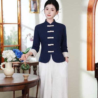 26新款款师工作服女新中式