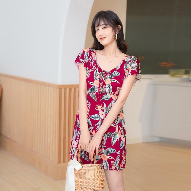 26新款款泳衣女大码遮肉裙式中年妈妈连体保守大胸聚拢遮肚显瘦泡