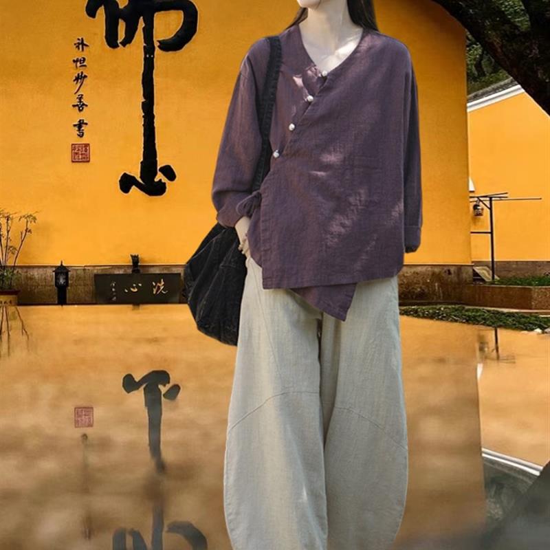 高货庙修行禅服女佛系禅意