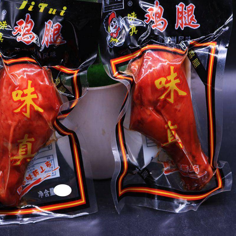 速发现货东北鸡肉零食曹记味真东北酱卤味大鸡腿90g*5包邮开袋即