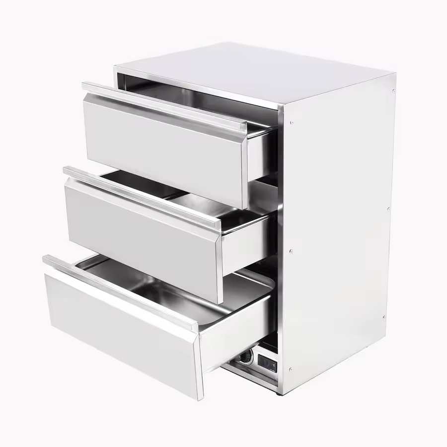 价不锈钢厨房设备电热三层保温抽屉保温箱面包发酵箱保温柜