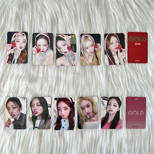 itzy梯ms2.0线下特典卡gold草莓小卡黄礼志申留真李彩领wm1棒棒糖