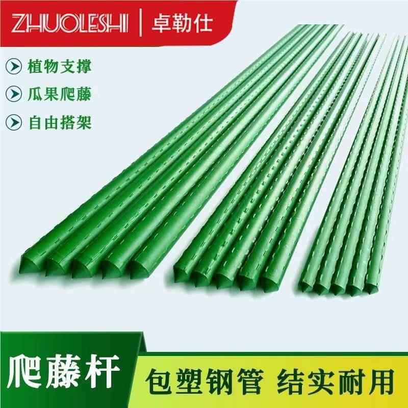 园艺支柱包塑钢管植物支架爬藤花架月季支撑杆黄瓜爬藤架