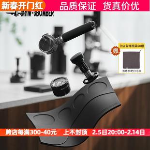 MHW轰炸机驭系列吧台工作垫咖啡机手柄硅胶垫填压粉垫收纳粉锤垫