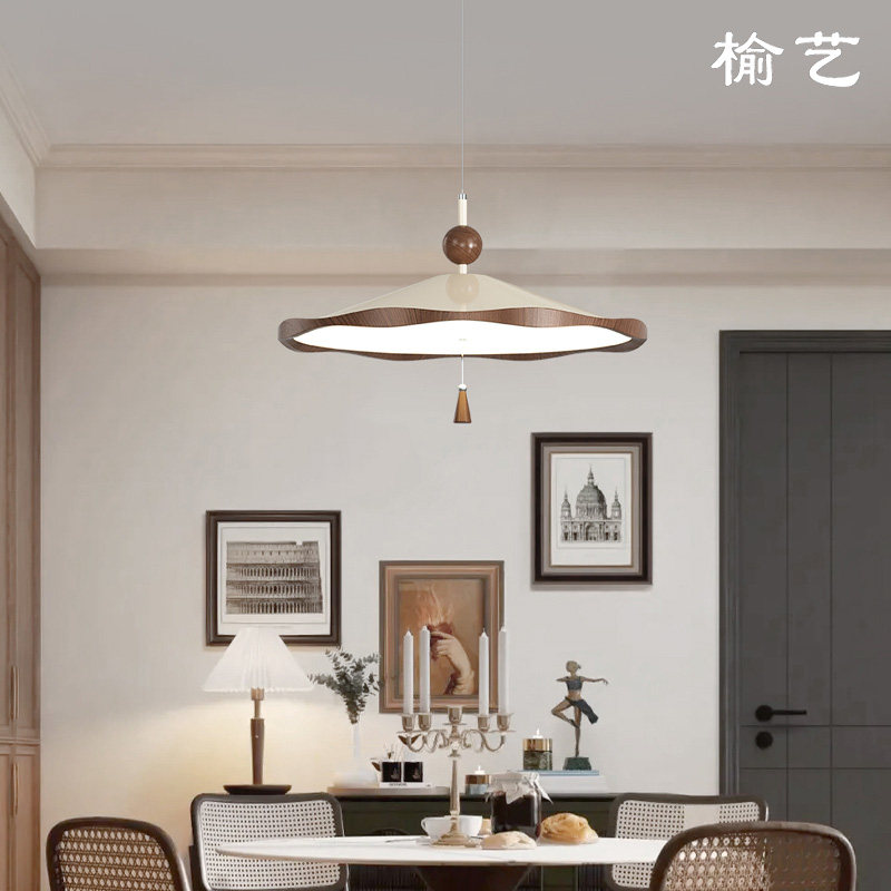 榆艺法式中古风高级感温馨复古客厅餐厅卧室书房灯全光谱护眼吊灯,家装灯饰光源,护眼吊灯,淘宝优惠券,粉丝福利购,淘宝优惠卷