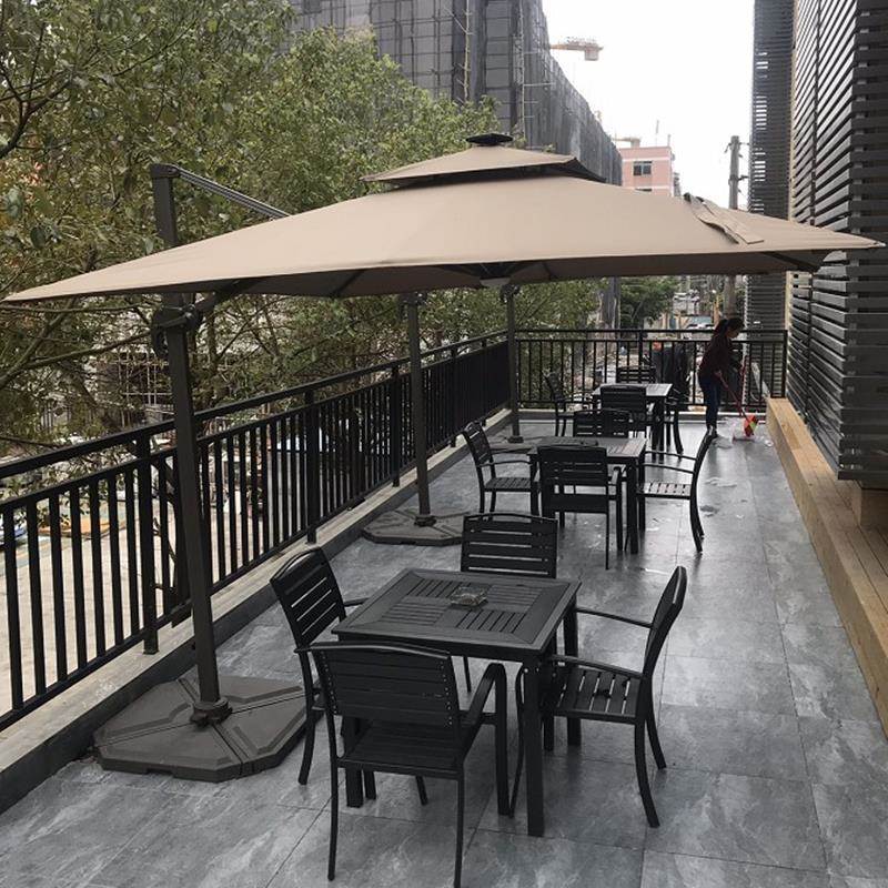 紫叶户外遮阳伞别墅罗马伞户外伞花园太阳伞庭院伞室外露台摆摊伞