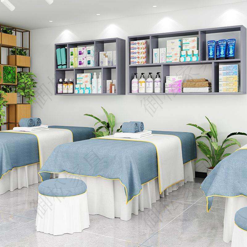 美容院理发店洗浴中心毛巾柜美发店墙上木质毛巾置物架子发廊现货