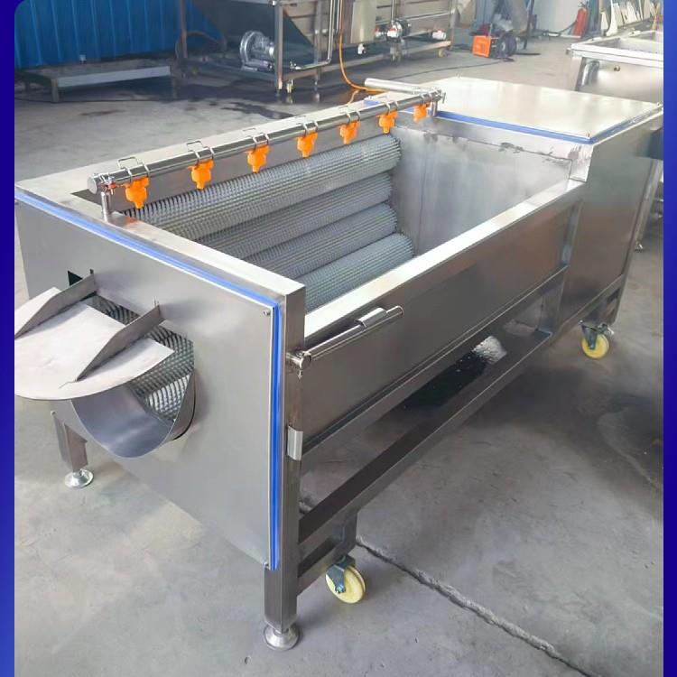全自动芋头清洗机多功能土豆莴笋去皮机根茎类毛辊清洗去泥机