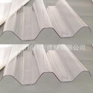 屋面透明板PC板透明波浪瓦树脂瓦采光琉璃瓦采光瓦阳光板