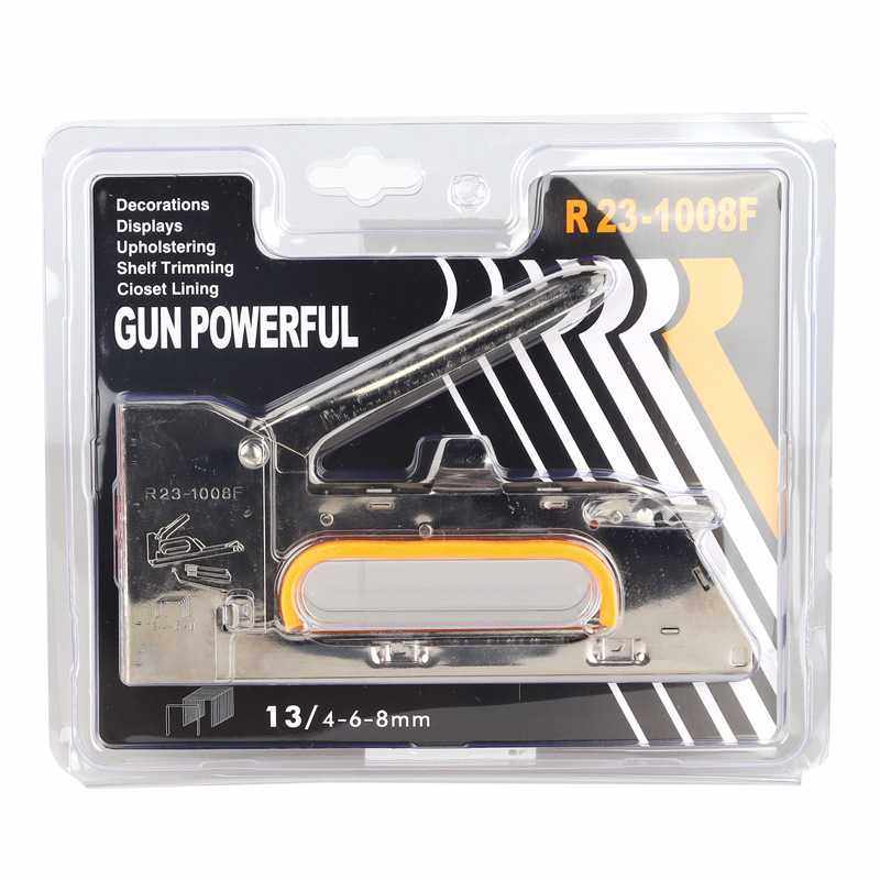 吸塑码钉枪手动单用门型钉枪1008F打钉枪广告绷布喷绘马丁枪