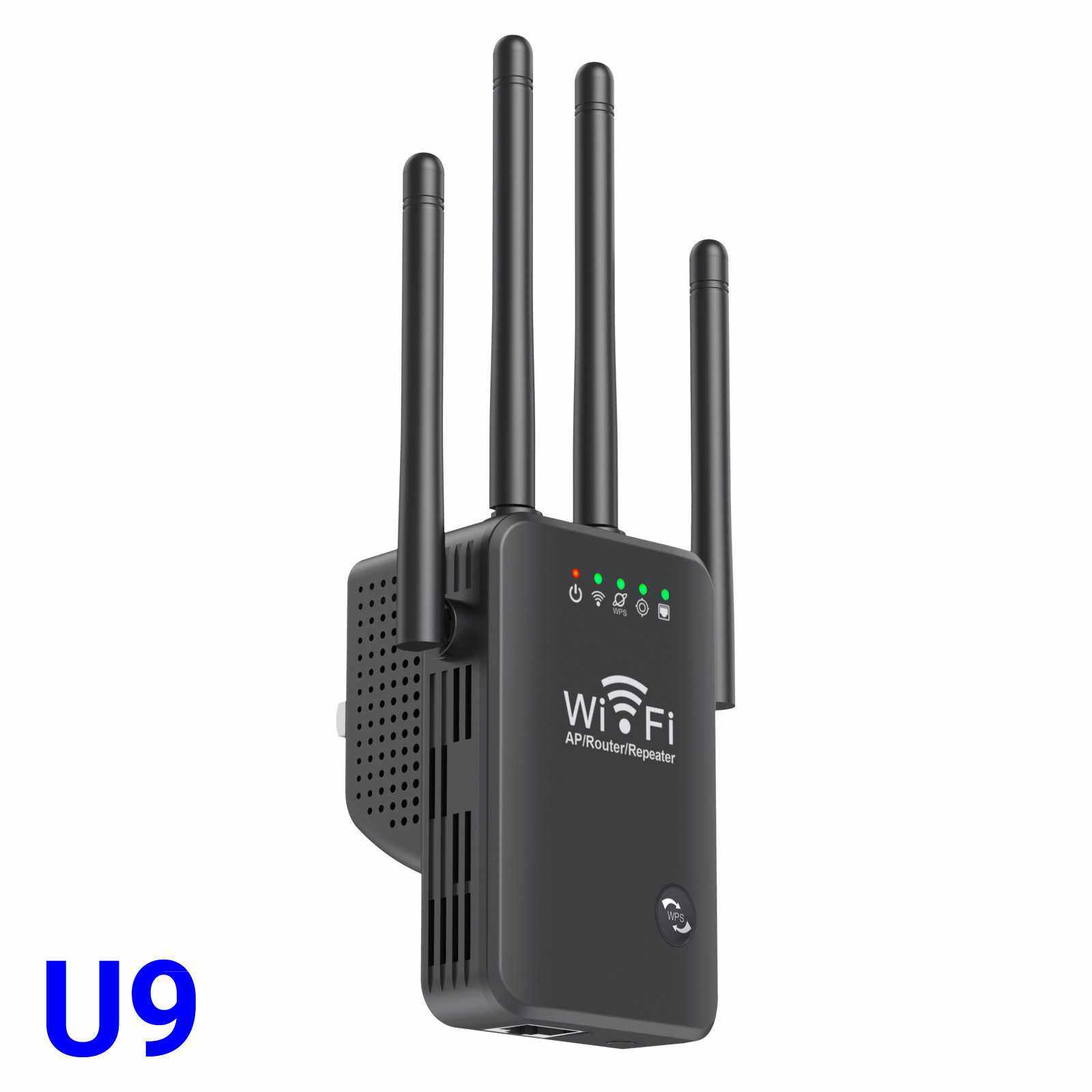 四天线wifi信号放大器300M网络扩大增强器无线路由中继器现货