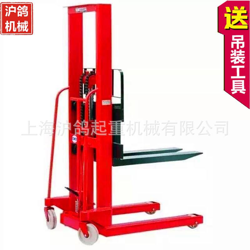 手动液压堆高车升降叉车仓储托盘升高装卸车堆垛车升高车搬运车