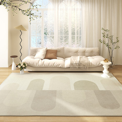 优选法式客厅地毯奶油卧室床边毯侘寂风简约沙发茶几毯日式地垫高