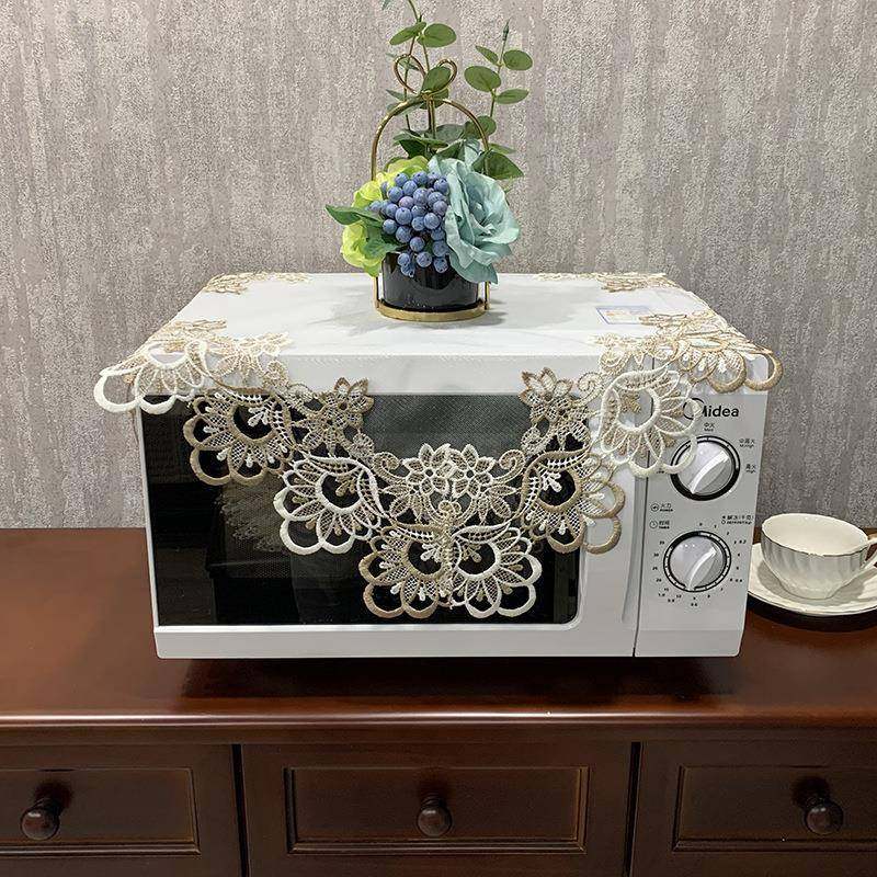 A5L微波炉防尘盖布蕾丝防尘罩烤箱豆浆机面包机防尘布遮盖防灰尘,居家布艺,床头罩,淘宝优惠券,粉丝福利购,淘宝优惠卷