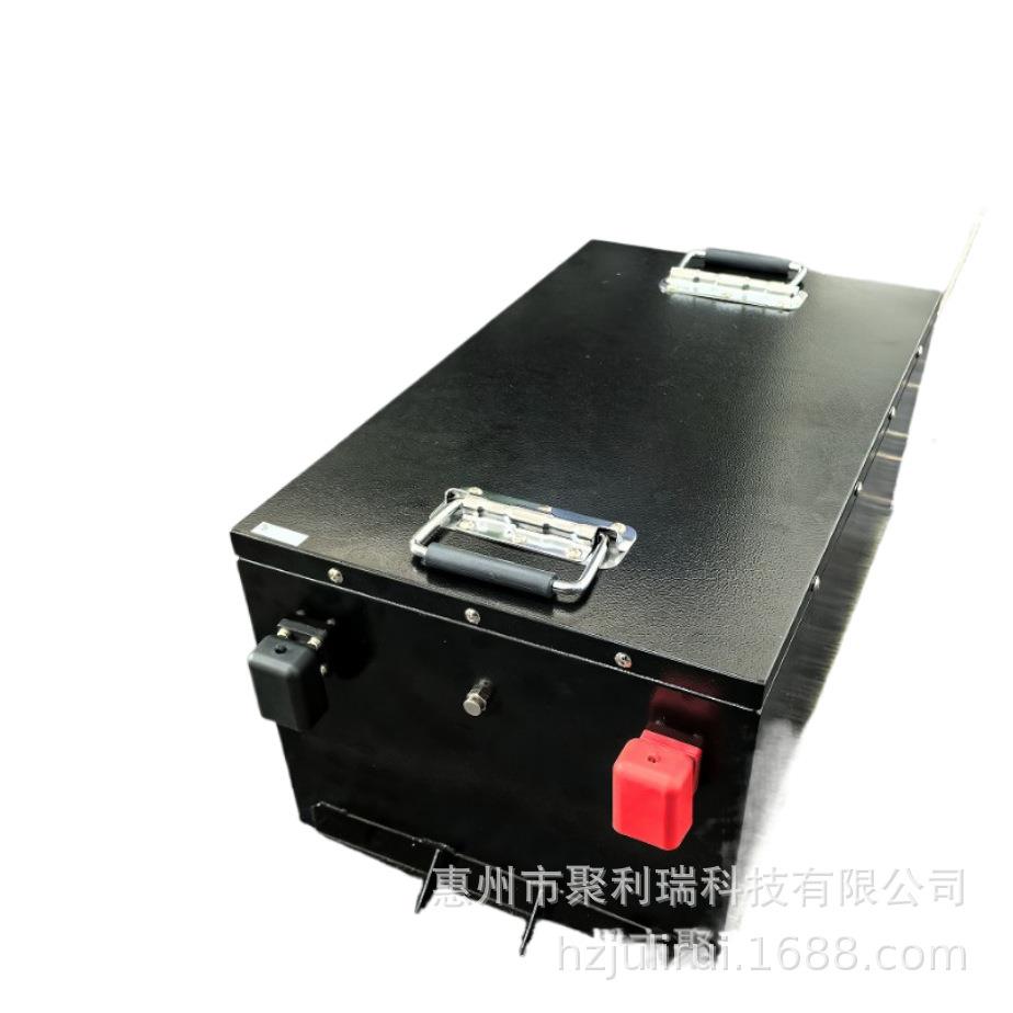 跨境72V105Ah动力型磷酸铁锂电池快递三轮车低速车老年代步车电瓶