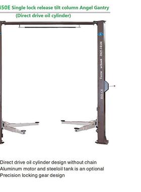 原厂出口F450E系列钭30度角无链条直接驱动液压缸二柱龙门举