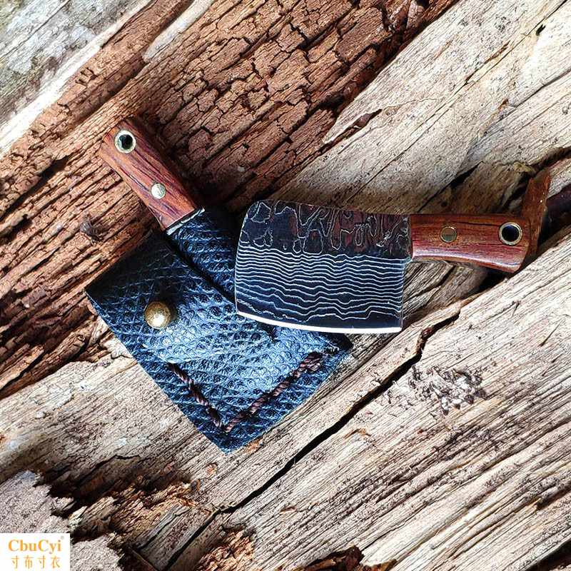 迷你小刀大马士革钢刀袖珍小菜刀钥匙刀随身拆快递口袋刀项链刀具|msdalam kategori dapur/memasak Appliances, memasak Appliances, alat, pisau dapur - dari Buy2taobao.com untuk memberikan perkhidmatan ejen Taobao profesional membeli