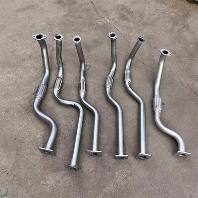 优选时风风驰排气管风顺1国五自卸货车消声器前节软连接弯管汽车