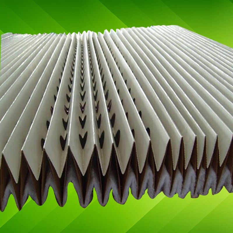 优选V型油漆过滤纸褶皱式漆雾过滤纸风干式烤喷漆房过滤网风琴过