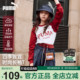 洋气纯棉打底衫 PUMA彪马女童长袖 中大儿童宽松时尚 春季 潮t T恤新款