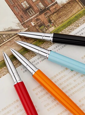 英雄牌钢笔3015A成人办公书写练字用男女小学生练字用墨水笔财务特细0.38暗尖钢笔定制logo刻字用2.6口径墨囊