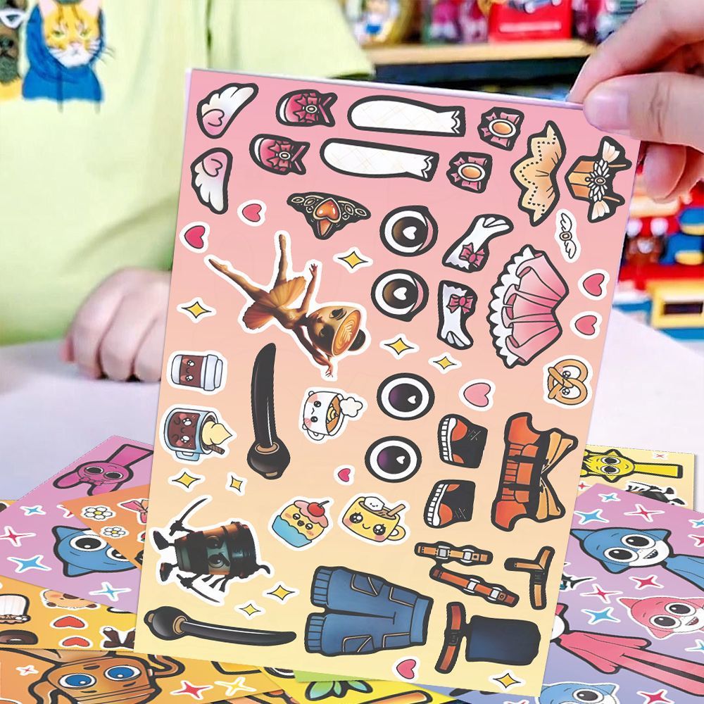 没过山海经节奏盒子sprunki可爱卡通儿童趣味换装益智手工玩具diy