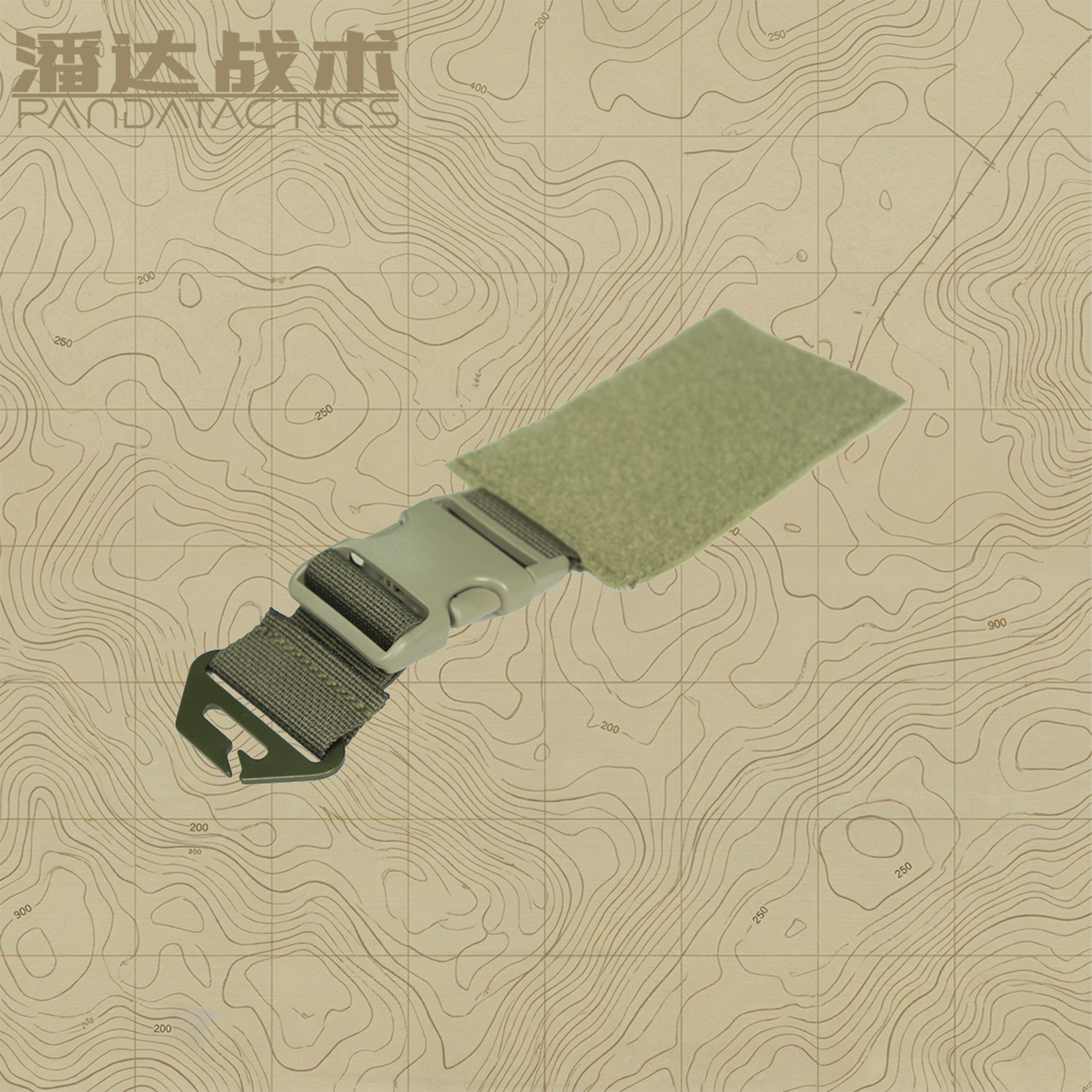潘达战术PD-232 国产背心装具左侧肩部快拆扣金属扣