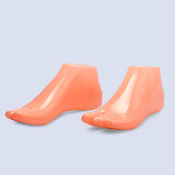 孺子牛 足膜 男女士脚模特道具 脚模具模型展示