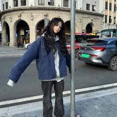 AHCN志存高远美式水洗底特律工装夹克复古重磅帆布外套男秋冬棉服