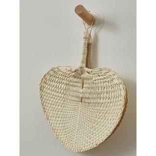 夏季大蒲扇草编扇子手工编织宝宝纳凉驱蚊棕叶蒲草扇小葵扇芭蕉扇