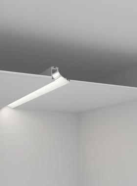 led洗墙灯带无边框线性铝槽卧室客厅天花偏光线条灯过道走廊灯带
