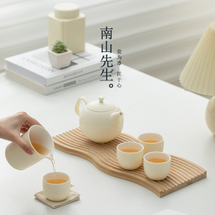 家用功夫茶具套装 南山先生半见灯笼壶小套装 陶瓷办公室高档送礼品