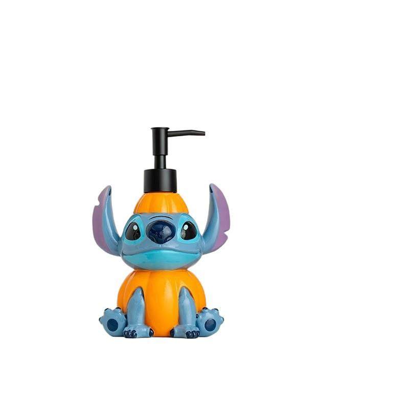 史迪仔树脂按压瓶卡通创意洗手液瓶家用浴室乳液瓶分装瓶