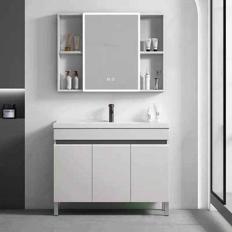 奶油风落地式浴室柜蜂窝铝组合陶瓷一体洗衣盆洗脸洗手池洗漱台池,家装主材,浴室柜,淘宝优惠券,粉丝福利购,淘宝优惠卷