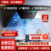 抽油烟机大吸力1级挥手拢烟套装 自动清洗 万家乐油烟机侧吸式
