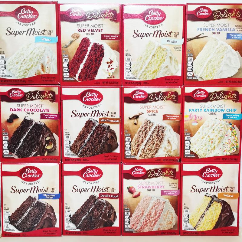 美国贝蒂妙厨多种口味蛋糕预伴粉Betty Crocker Vanilla Cake Mix