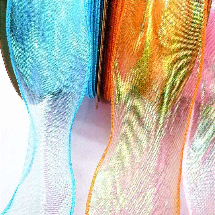 5/6cm45米亮纱手工发饰蝴蝶结头饰配件珠光纱流星纱波浪拷边丝带,纺织面料/辅料/配套,织带/丝带/缎带,淘宝优惠券,粉丝福利购,淘宝优惠卷