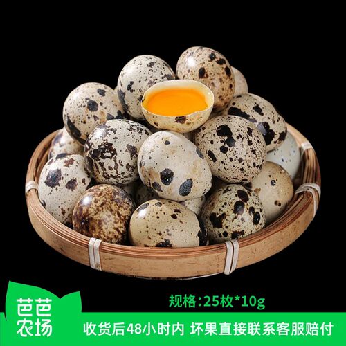 新鲜鹌鹑蛋杂粮喂养现捡现发40枚80枚营养丰富口感细腻家禽蛋类