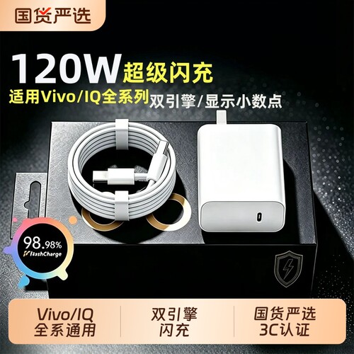 Vivo双引擎闪充快充充电器